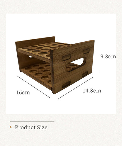 Maywaysky Glass Tube Display Rack 25pcs Holes Come With Display Stand & Glass Tube For Pre-rolled Cone