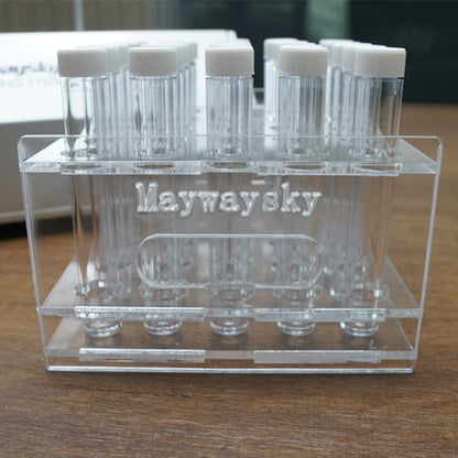 Maywaysky King Size Cone Display Stand Acrylic Tube 25 Holes With Logo Free