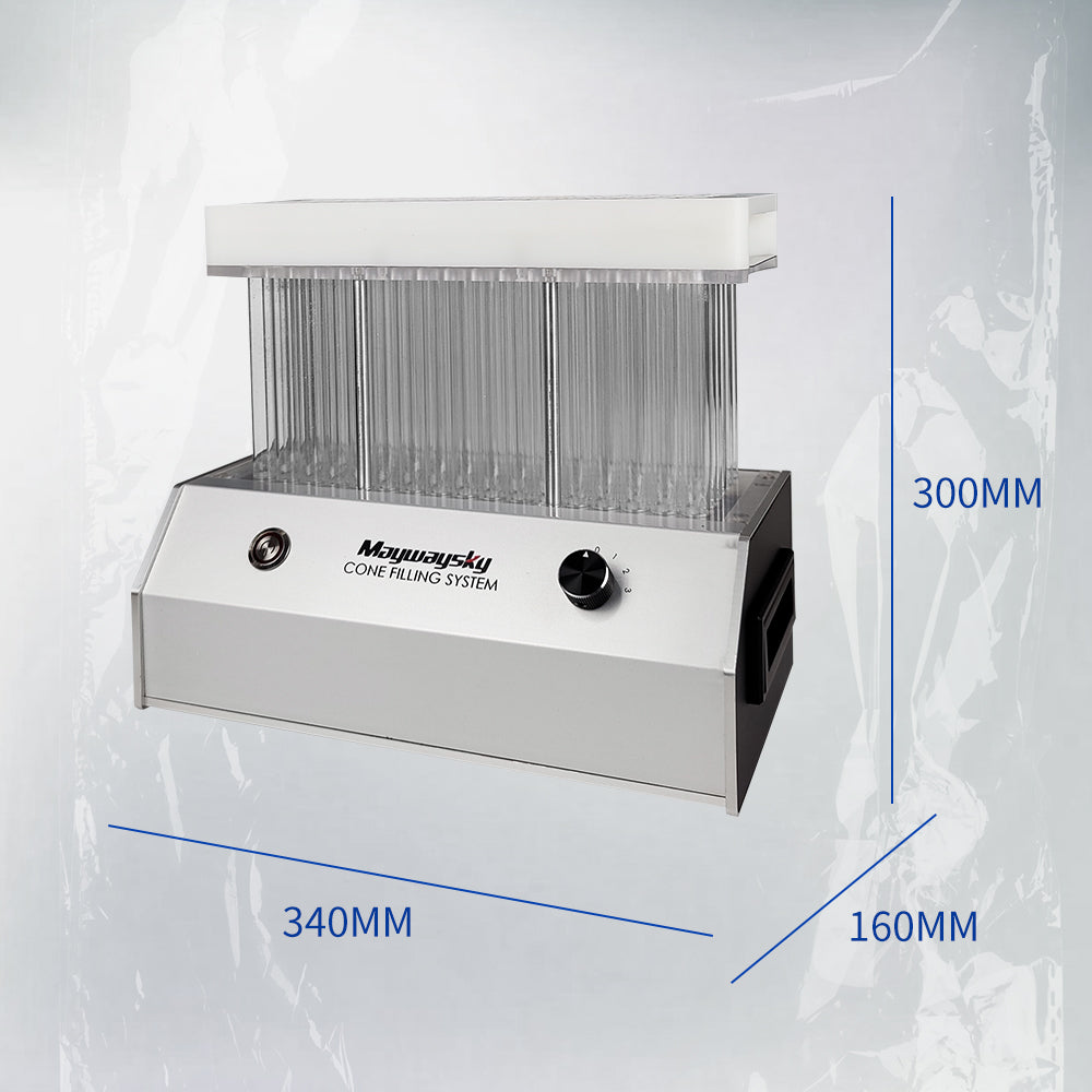 Maywaysky Knockbox 100 Pre-rolled Cone Filling Machine