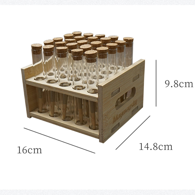 Maywaysky Glass Tube Display Rack For 25pcs Pre-rolls Cone Customize Logo Free