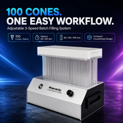 Automated Pre-rolled Cone Filling Machine For 70mm Jeeters Rolling Cone