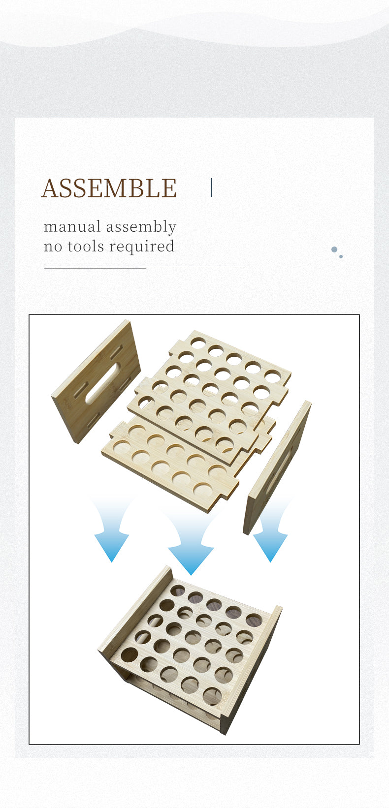 Maywaysky Glass Tube Display Rack For 25pcs Pre-rolls Cone Customize Logo Free