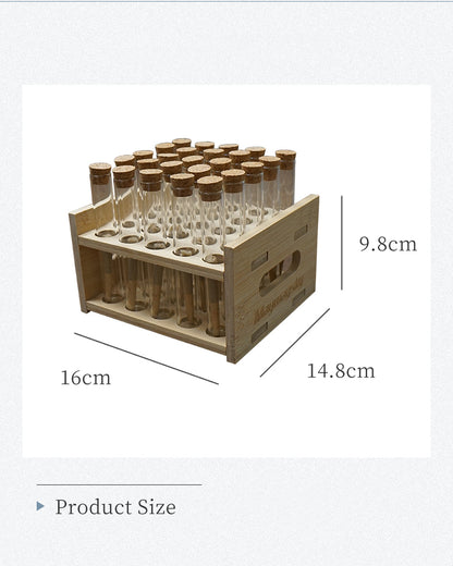 Maywaysky Glass Tube Display Rack For 25pcs Pre-rolls Cone Customize Logo Free