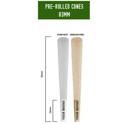 Maywaysky Pre-rolled Cone Classic King Size 84mm/98mm/109mm Cone Paper 1000pcs/box